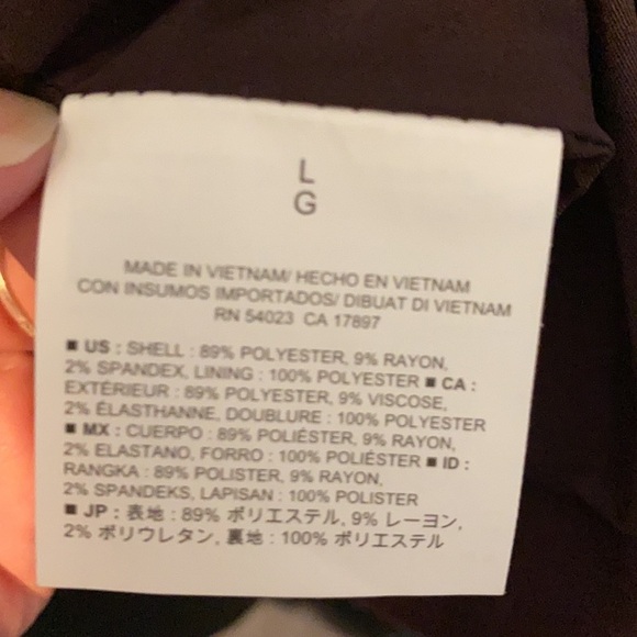 Old Navy Women’s Wine Color Coat sz L NWT - Picture 5 of 5